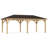Meridian 24 Ft. W x 12 Ft. D Solid Wood Patio Gazebo