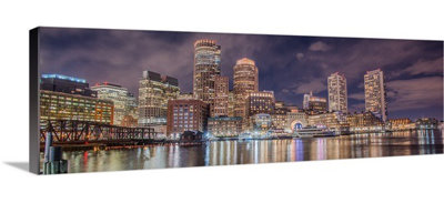 " Boston City Skyline At Night "