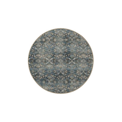 Washable Knot Anthracite Traditional Geometric Patterned Woven Area Rug