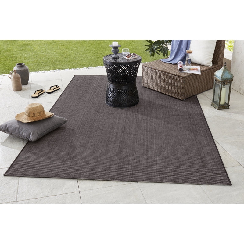 Meadow Black Rug, Rectangle 120 x 170cm