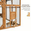 Grand poulailler extérieur en bois 110 po-1458165273