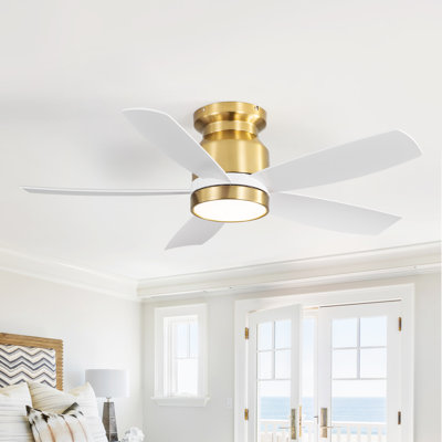 107Cm 5-Blade Modern Ceiling Fan Light With 6-Speed Adjustable Wind Speed