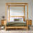 Hanhalyn Solid Wood Piece Bedroom Set