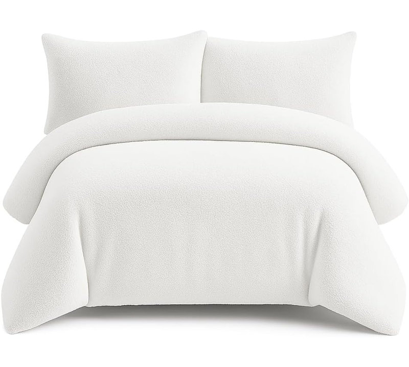 NZ Duvet Cover Set with Pillowcases, King, White