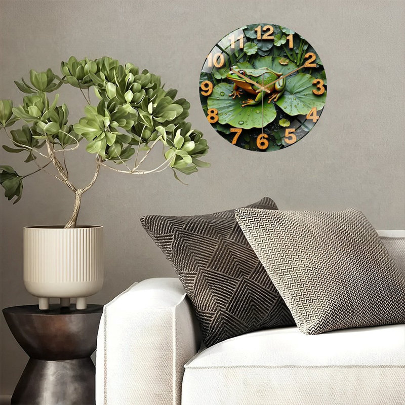 Horloge murale Frog