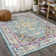 Eugena Geometric Medallion Blue/Multi Rug