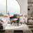 33.1'' Wide Stylish Vintage Linen Upholstered Tufted Loveseat with Wooden Legs