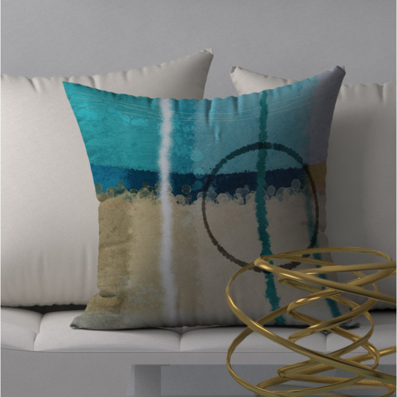 Housse de coussin carrée/insert, 18" x 18"