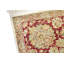 Wool Oriental Area Rug in Ivory/Rust