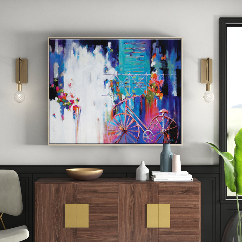 Catherine Fitzgerald - Painting on Canvas, Timber, 41cm H x 51cm W