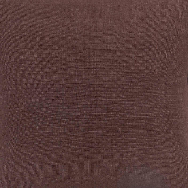 Cocoa Flange Throw Pillow