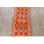 Adhvay One-of-a-Kind 3'1" X 13' Runner Wool Area Rug in Orange