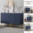 Rishaw 34.3" Tall Adjustable Shelf 2 - Door Accent Cabinet-1221864648