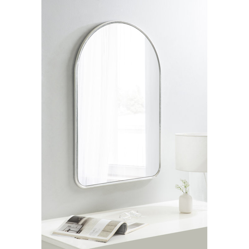 Miroir d'appoint Jodyne, 24 po x 18 po, Argent