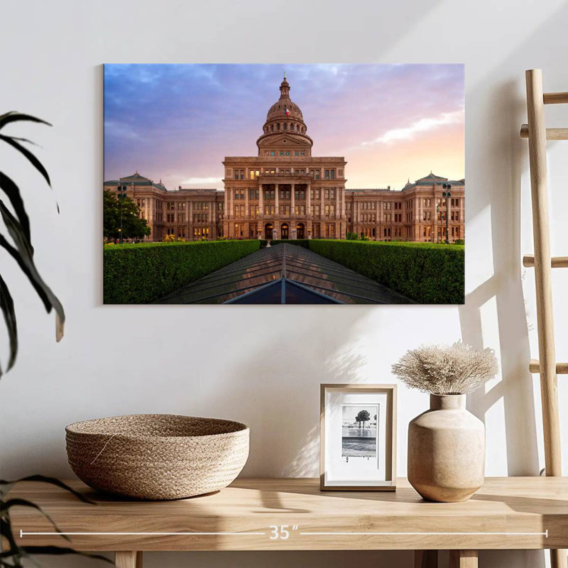 Iconic Texas Capitol, H 16 po x l 24 po