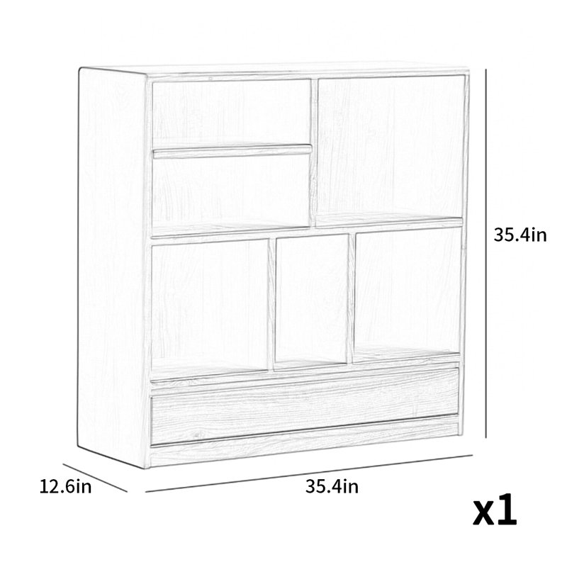 Armoire d'appoint moderne, simple et élégante