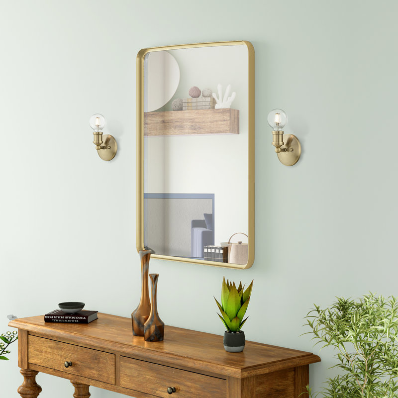 Grogan Dimmable Bath Sconce, Antique Brass