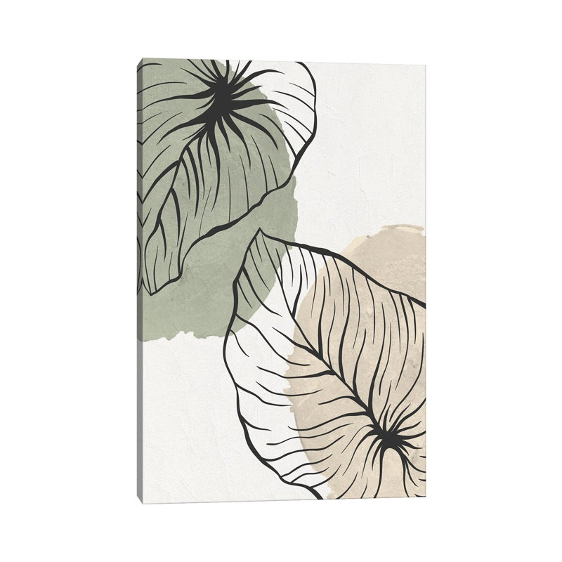 Palm Organics I by Kimberly Allen - Wrapped Canvas Print, 20.32 cm H x 30.48 cm W