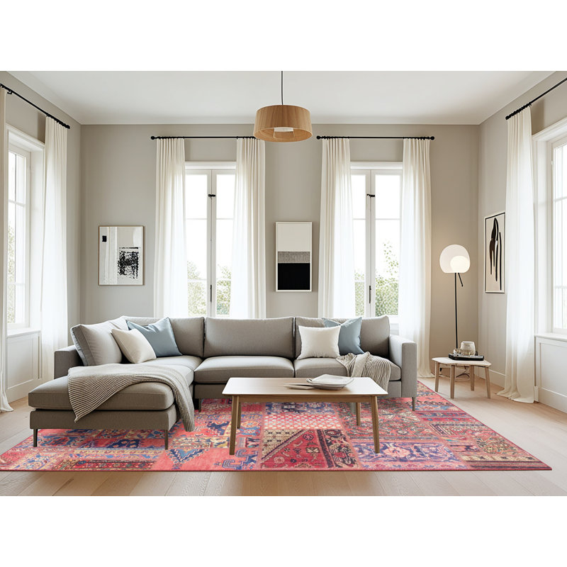 Abstract Indoor Rug, Rectangle 8' x 10'
