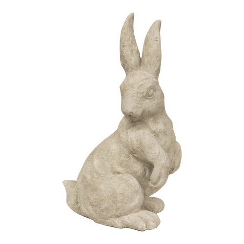 Rosalind Wheeler Ainash Rabbit Animals Fiberstone Garden Statue ...
