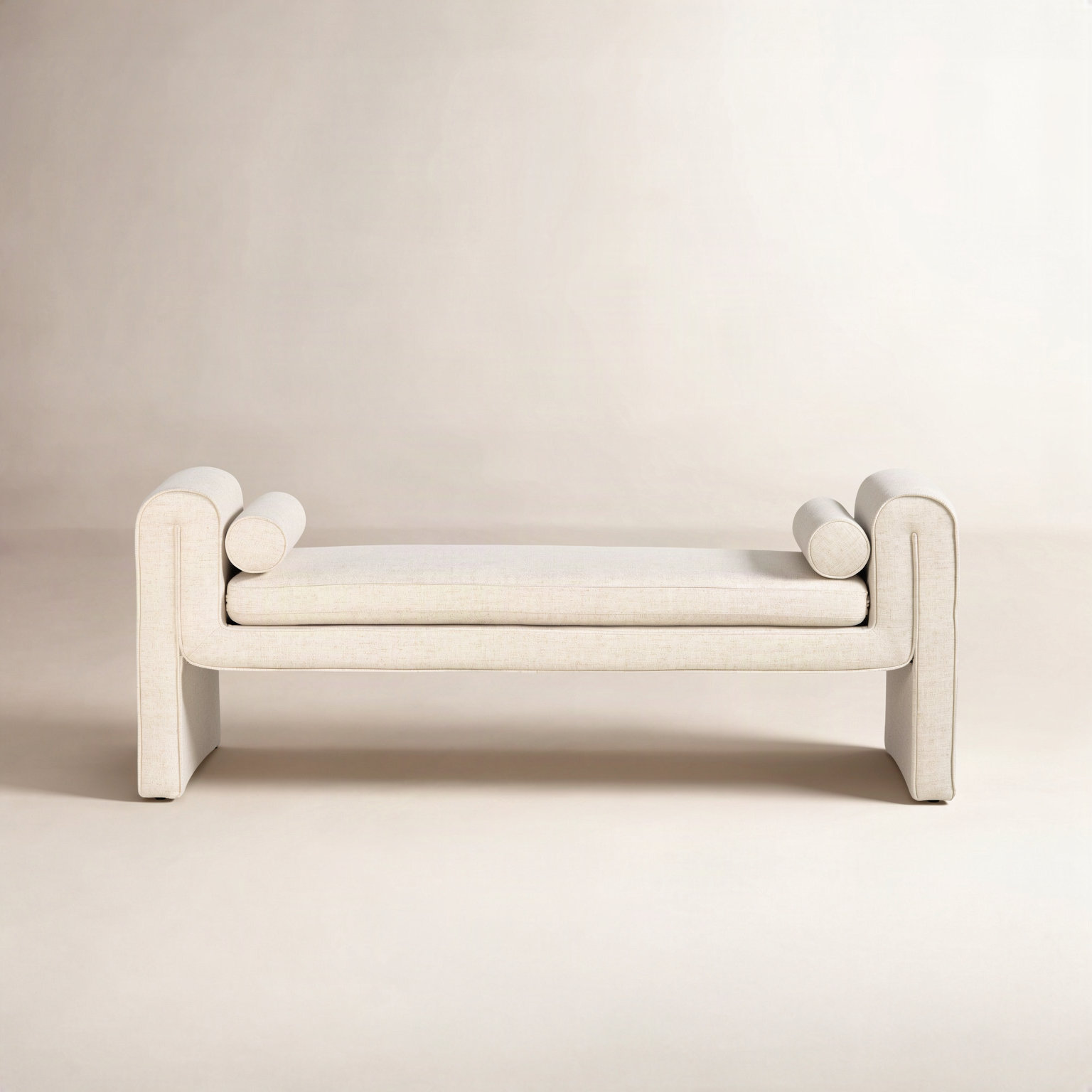 Seoul 63" Entryway Bench, Thames Cream
