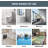 Interlocking grille (openwork design C01) 40*40*1.8cm, light gray, 40 pieces per pack