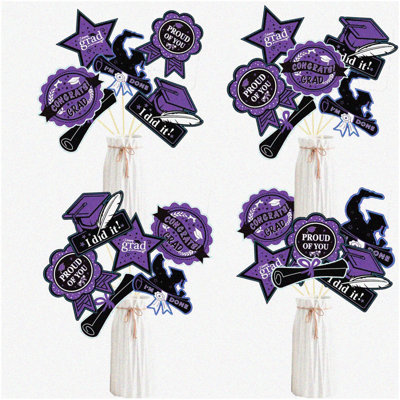 Black and Gold 61-Piece Birthday Party Decorations Set