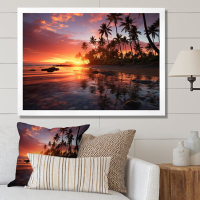 Hawaii Hawaiian Sunrise - Art mural d'Hawaï