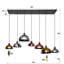 Camello 7 - Light Metal Cluster Pendant