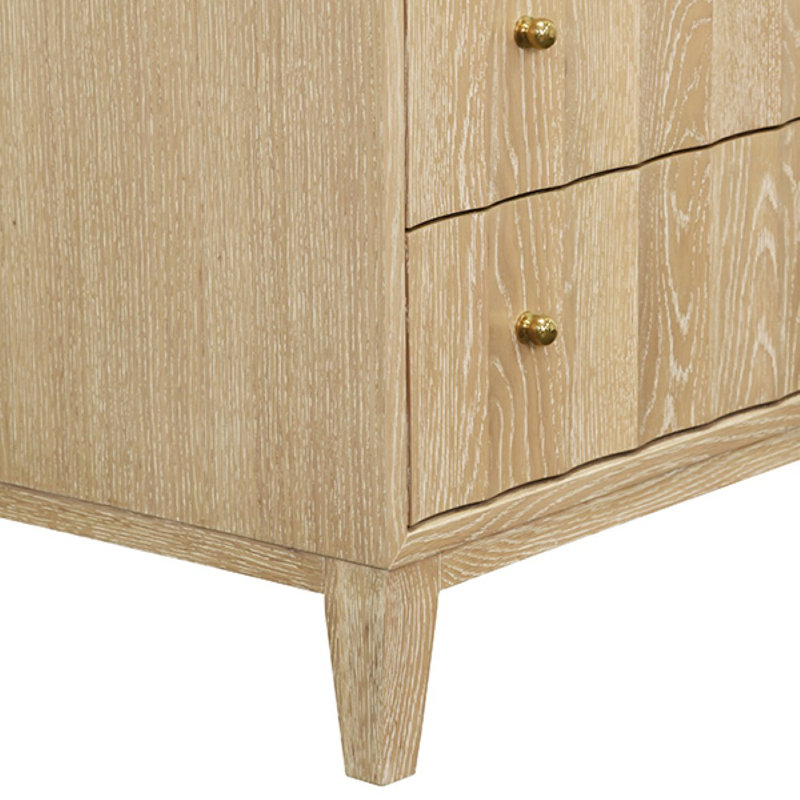 Carmack 3 - Drawer Nightstand, Oak
