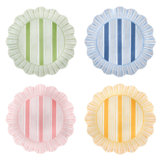 Cabana Stripe Melamine Dessert/Salad Plates