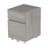 Rolling Two Drawer Vertical Filing Cabinet With Lock And Storage