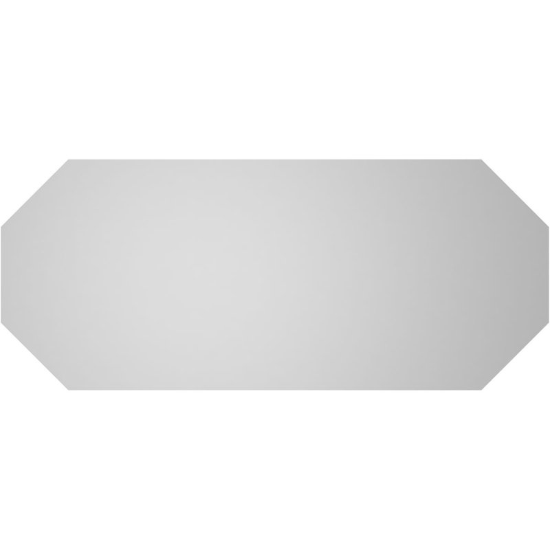 Évent horizontal gondole allongé en surface octogonal Signature, H 16 po x l 38 po x P 1 po