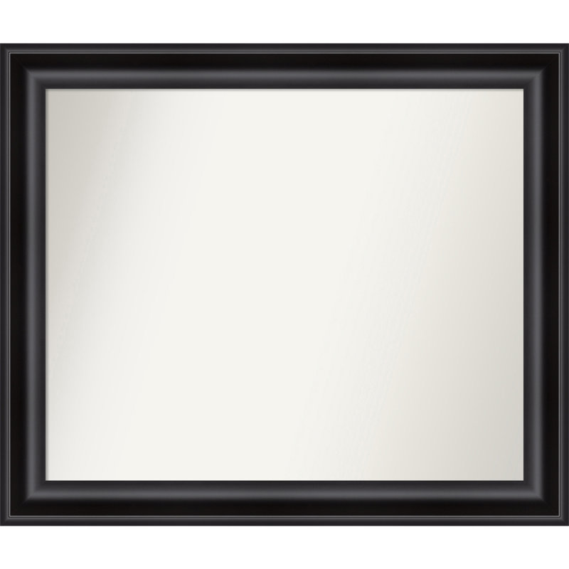 Miroir d'appoint mural en plastique Churchton, 33,75 po x 39,75 po