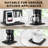 Kitchen Appliance Sliding Tray - Coffee Maker Slider With Rolling Wheels Under Cabinet Countertop Storage Organizer Moving Caddy Extra Wide