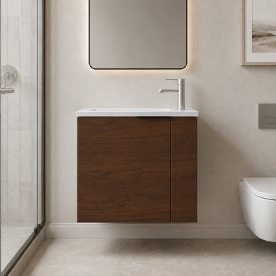 Single Bathroom Vanity with Ceramic Top