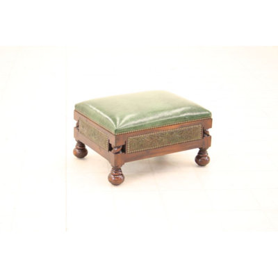 Leather Ottoman