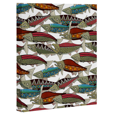 « effet velours alaskan saumon », impression sur toile