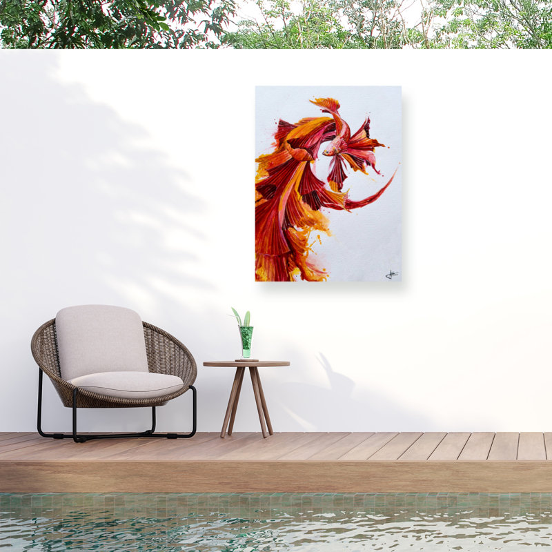 Toile d'extérieur Marc Allante Ignite (verticale), H 14 po x l 19 po