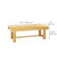 Banc de jardin en bois Carnahagh