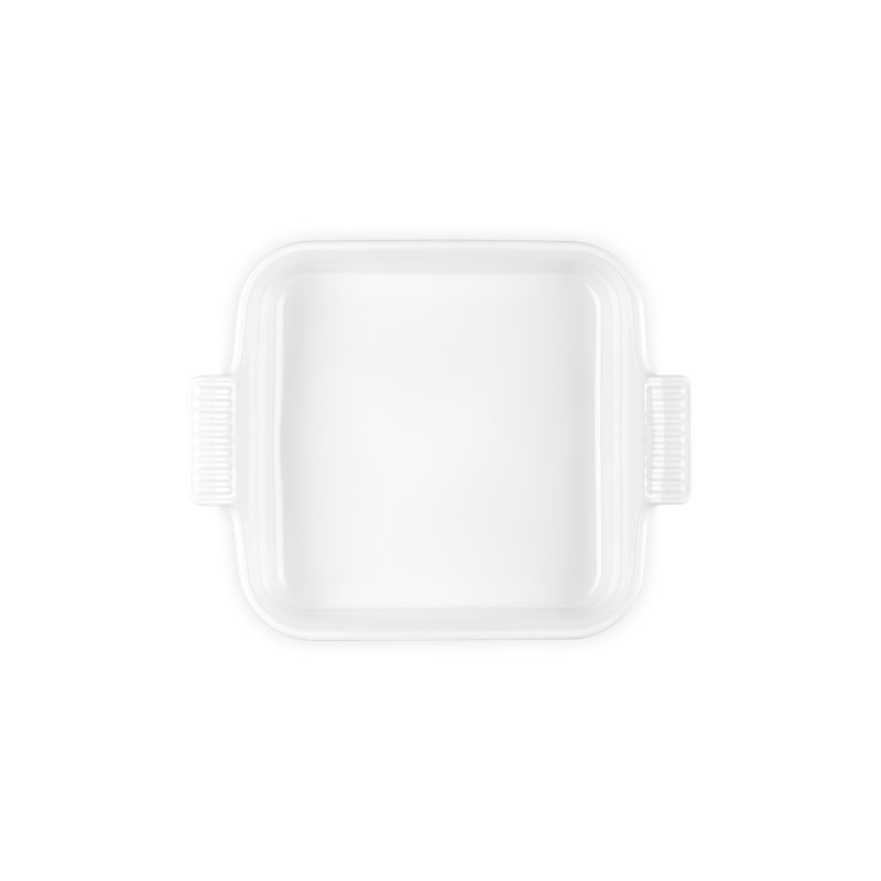 Le Creuset Heritage Stoneware Square Dish, 3 qt., White