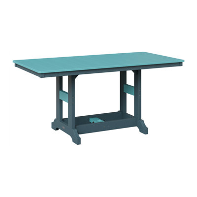 Table de salle à manger à hauteur de comptoir rectangulaire de 66 po Berlin Gardens Garden Classic