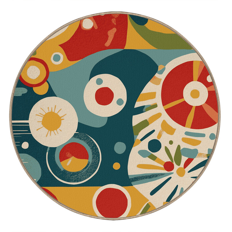 Quirky Sway Rug, Round 4'