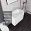 Meuble-lavabo flottant avec lavabo