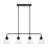 4 - Light Dimmable  Industrial Linear Kitchen Island Pendant Light