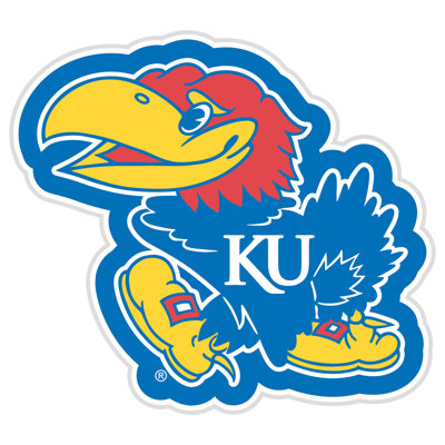 University of Kansas College Mascot Glazelite LED Decor