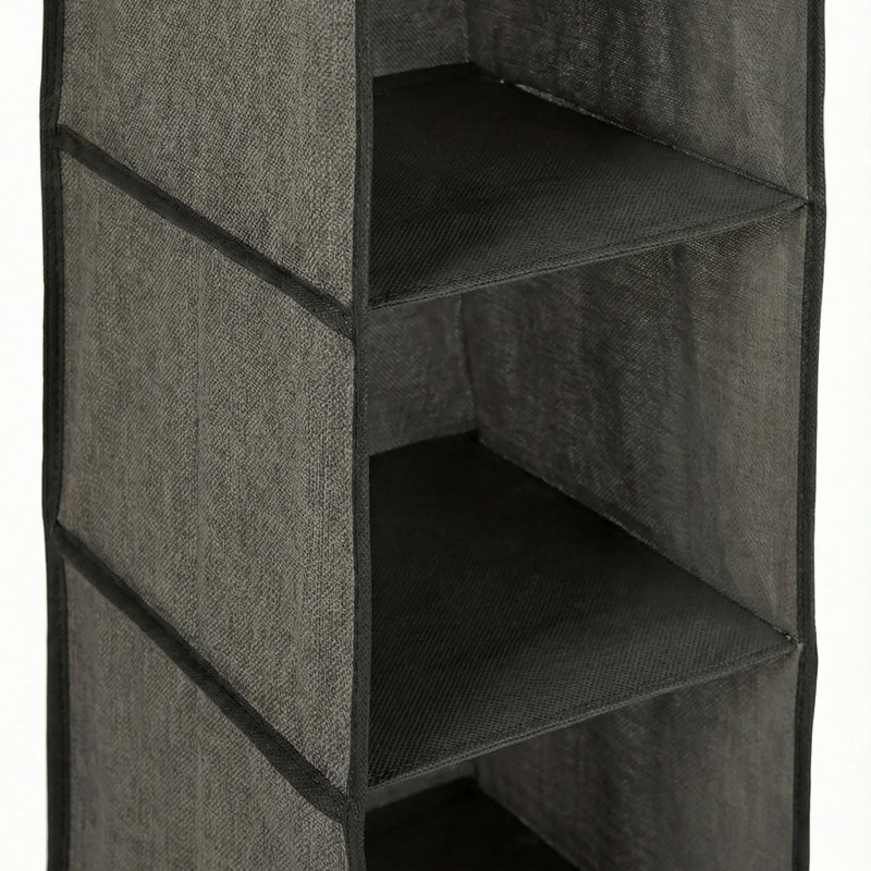  Organisateur de garde-robe à 10 tablettes gris