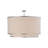 Textrene 8 - Light Nickel Drum Pendant