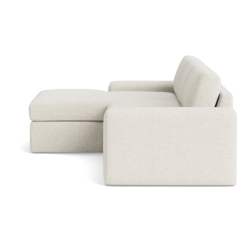 The OG Sectional, Left Hand Facing, Basil PolyPerformance Weave - Basilester Blend