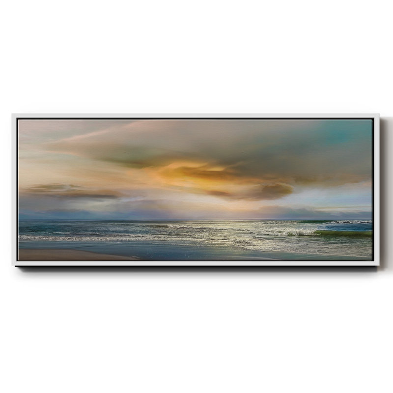 Evening Light- Framed Canvas, 24" H x 60" W